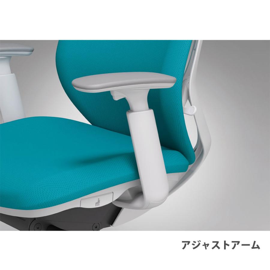 設置無料 オフィスチェア オカムラ シルフィー 5本脚 ハイバック メッシュタイプ アジャストアーム ハンガー ランバーサポート付 椅子 完成品 日本製 C686XZ_5