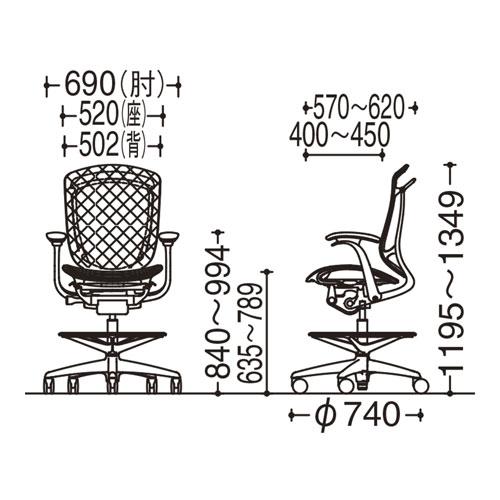 セルチェア ポイント10倍】オカムラ オフィスチェア コンテッサ セコンダ