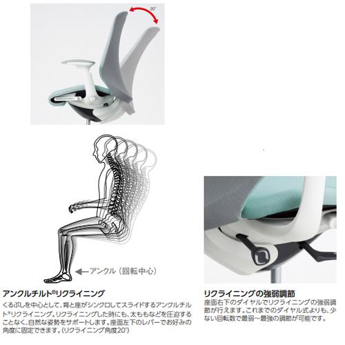 設置無料 オカムラ スフィア オフィスチェア ハイバック 座面奥行調整あり 可動肘 リネット デスクチェア ワークチェア PCチェア おしゃれ 椅子 CT4AAE-FRU_5