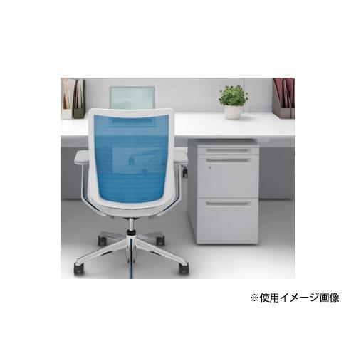 オカムラ リントデスク＋UCHIDA 2段キャビネット　ワゴンセット　ビジネス机 オカムラ（okamura） 設置無料 デスクワゴン 2段A4ファイルタイプ