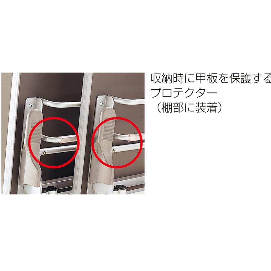 ミーティングテーブル 幅1500×奥行600×高さ720mm 幕板付 会議用テーブル 会議机 会議テーブル 長机 折りたたみ 収納 スリム スタッキング 会議室 FSA22MH-FS15_8