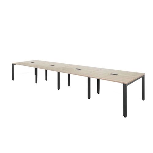 フリーアドレスデスク 幅4800 奥行10mm 配線ボックス付 フリーデスク フリーレイアウト オフィスデスクミーティングテーブル グループデスク 事務机 Ofa 4800 59 Ofa 4800 Lookit オフィス家具 インテリア 通販 Yahoo ショッピング
