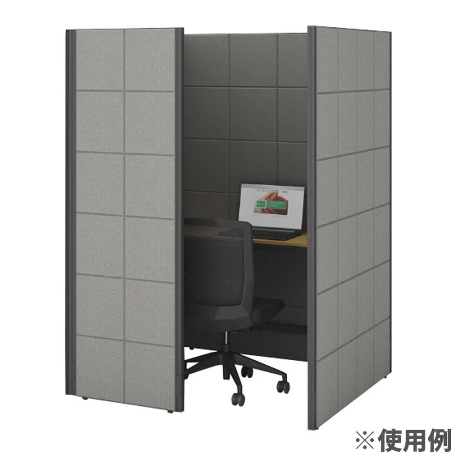 ワークデスク シンプルブース用 幅1200用 パソコンデスク PCデスク 学習机 作業デスク 作業机 勉強机 作業 集中 おしゃれ シンプル 会社 自習室 SPBD-1240-Bの画像