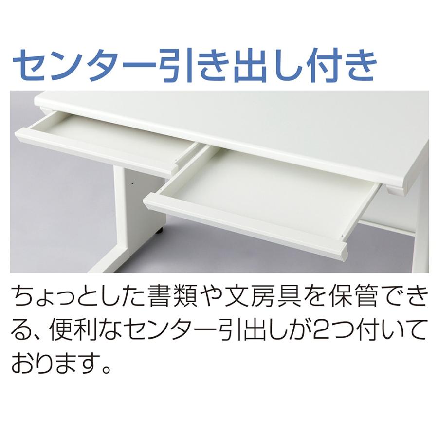 アイリスチトセ オフィスデスク 幅1000×奥行700mm 平机 ワークデスク