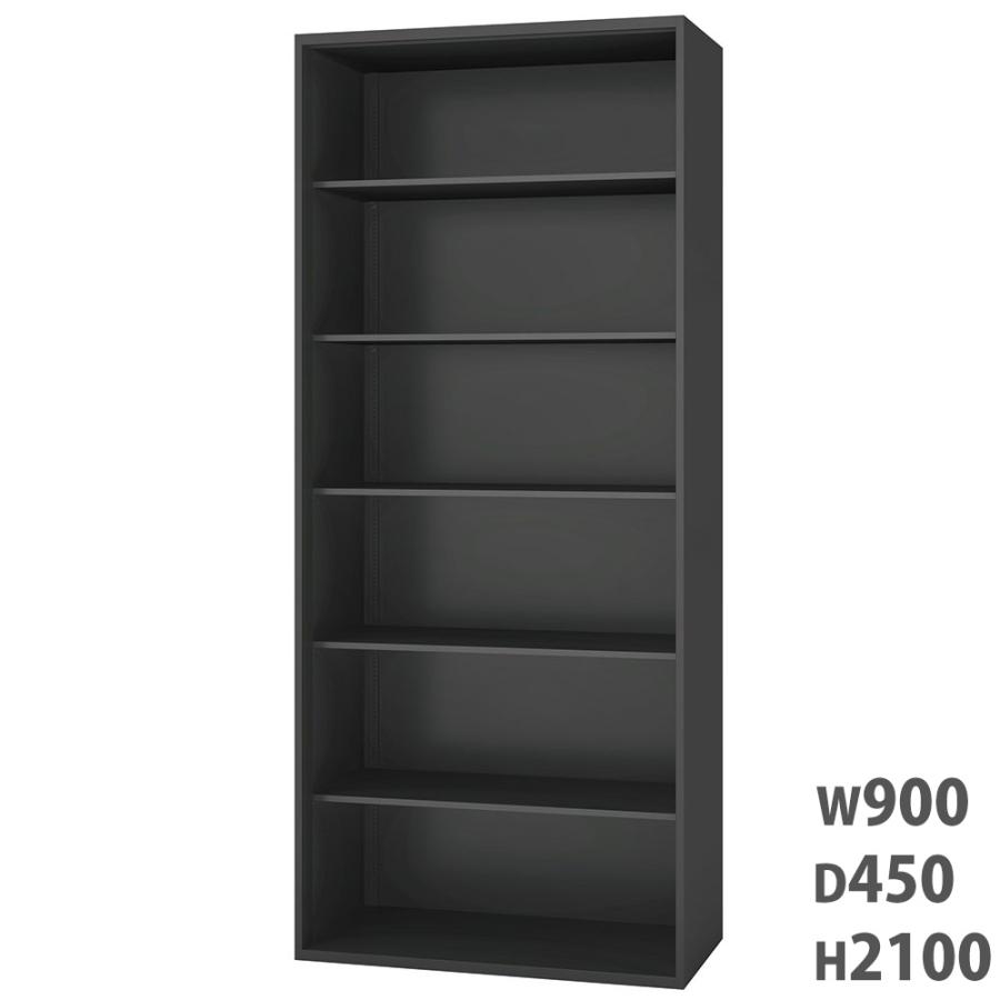 アイリスチトセ オープン書庫 6段 幅900×奥行450×高さ2100mm システム 