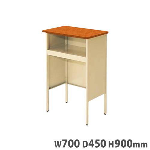 アイリスチトセ 教卓 幅700×奥行450×高さ900mm HTG 木目調 強化木天板