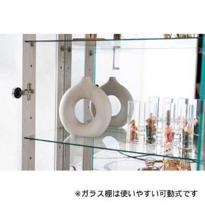 コレクションラック 送料無料 LEDコレクションケース 食器棚 ガラス