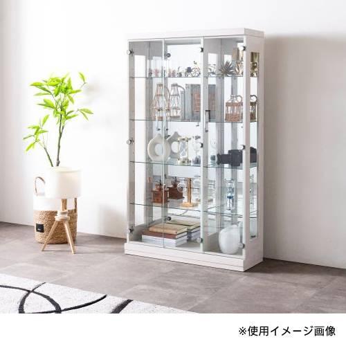 コレクションラック 送料無料 LEDコレクションケース 食器棚 ガラス