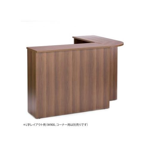 法人限定 受付カウンター 幅1200mm オフィスカウンター 木製カウンター 受付台 電話台 インフォメーションカウンター アルコールスタンド 消毒液台 RFHC-1200の画像