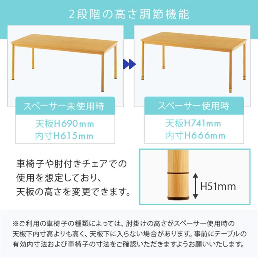 アール・エフ・ヤマカワ 法人限定 介護施設 ダイニングテーブル 幅1800