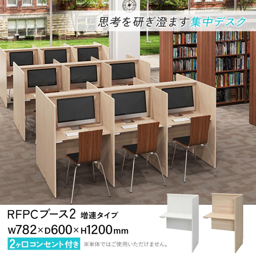 アール・エフ・ヤマカワ 法人限定 パネルデスク 増連用 集中ブース