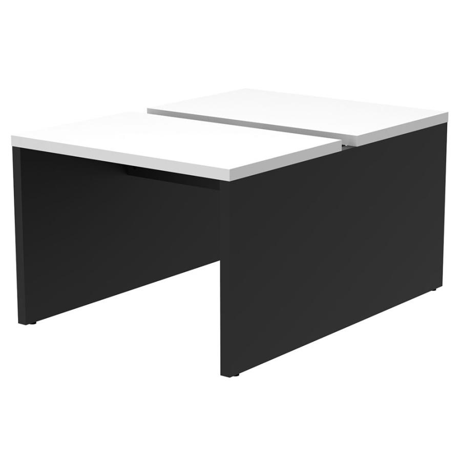 法人限定  フリーアドレスデスク 幅1000×奥行1400mm オフィスデスク ワークデスク パソコンデスク PCデスク 事務机 配線 収納 会社 オフィス RFTFT2-1014の画像