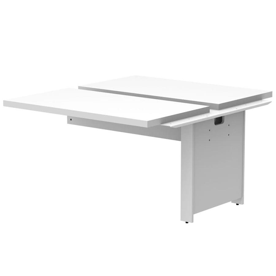 法人限定  フリーアドレスデスク 増連用 幅1200×奥行1400mm オフィスデスク ワークデスク パソコンデスク PCデスク 事務机 配線 収納 会社 RFTFT2-1214ADの画像