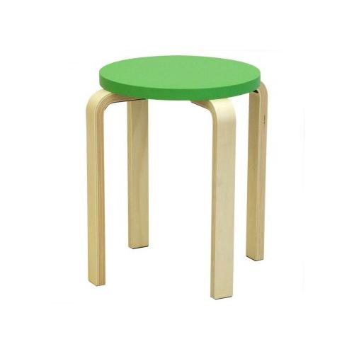 アール・エフ・ヤマカワ 丸椅子 4脚セット 幅420×奥行420×高さ440mm