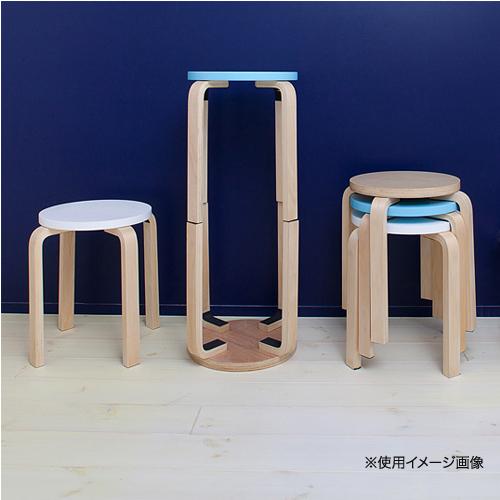 アール・エフ・ヤマカワ 丸椅子 4脚セット 幅420×奥行420×高さ440mm