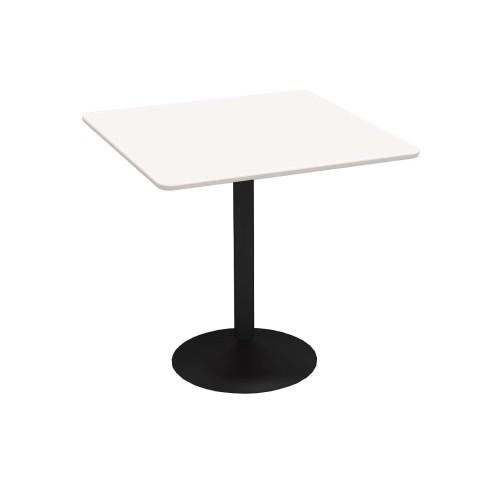 カフェテーブル 幅75×奥行75×高さ72cm スチール脚 ブラック ダイニングテーブル コーヒーテーブル 丸テーブル ティーテーブル 750mm 丸型 角型 正方形 CTRR-75_5