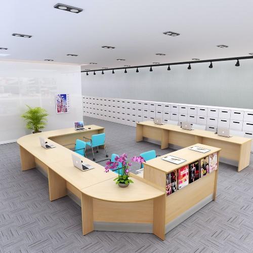 法人限定 ローカウンター 幅1200×奥行700×高さ720mm 木製 受付