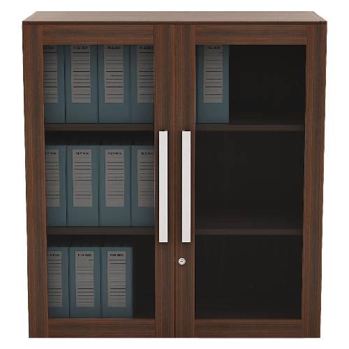 法人限定 本棚 社長室 上置き ガラス 書庫 キャビネット 書棚