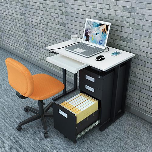 法人限定 オフィスデスク 幅800×奥行500×高さ720mm パソコンデスク