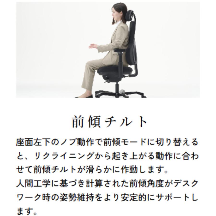 AICO限定クーポン対象  オフィスチェア 高機能チェア デスクチェア パソコンチェア OAチェア チェア ヘッドレスト 可動肘 エルゴノミクス 多機能 FLOW | AICO | 07