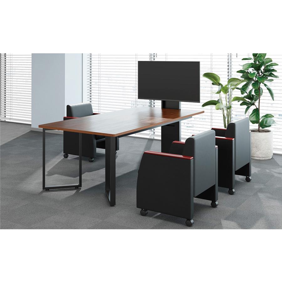 AICO（アイコ） 法人限定 会議用テーブル コンセント付き 角天板 幅