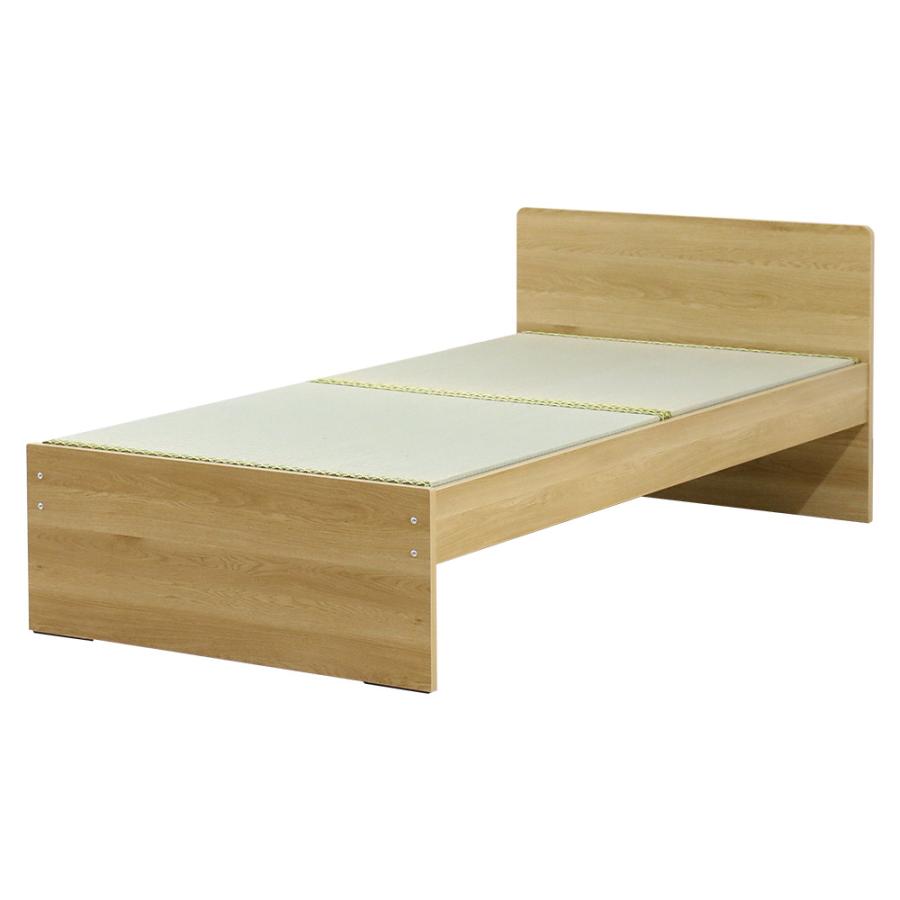 友澤木工 畳ベッド シングル オープンタイプ い草 シングルベッド