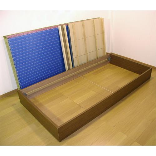 友澤木工 畳ベッド セミシングル 収納付 ベッド セミシングルベッド