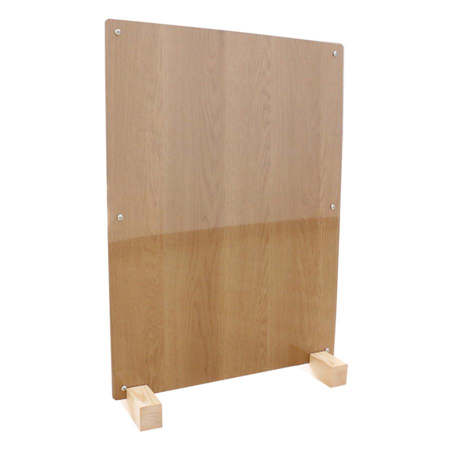 パーテーション 3枚セット ホルダー 自立 可動式 木製フレーム パネル