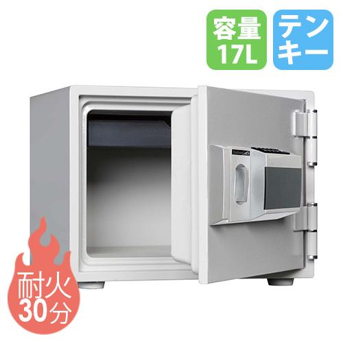 ダイヤセーフ（Diamond Safe） 耐火金庫 17L テンキー 1段 金庫 収納庫