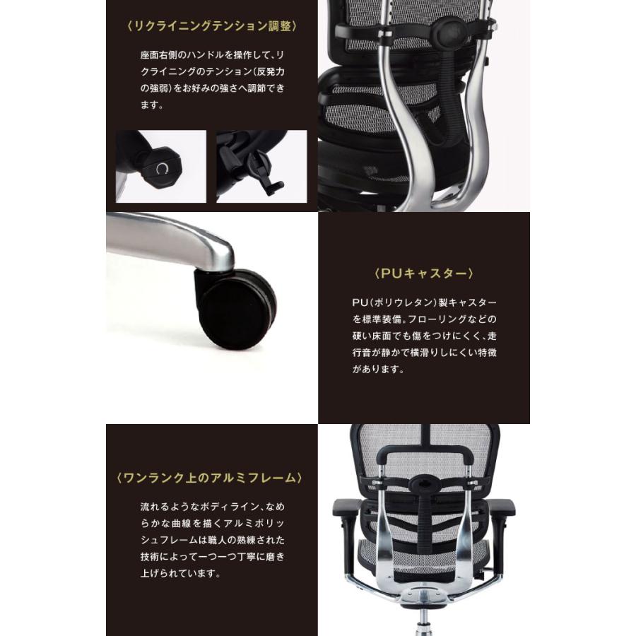 エルゴヒューマンベーシック Ergohuman Basic オフィスチェア 椅子 高機能チェア メッシュチェア 【EYCIYC】 ヘッドレストなし EH-LAM
