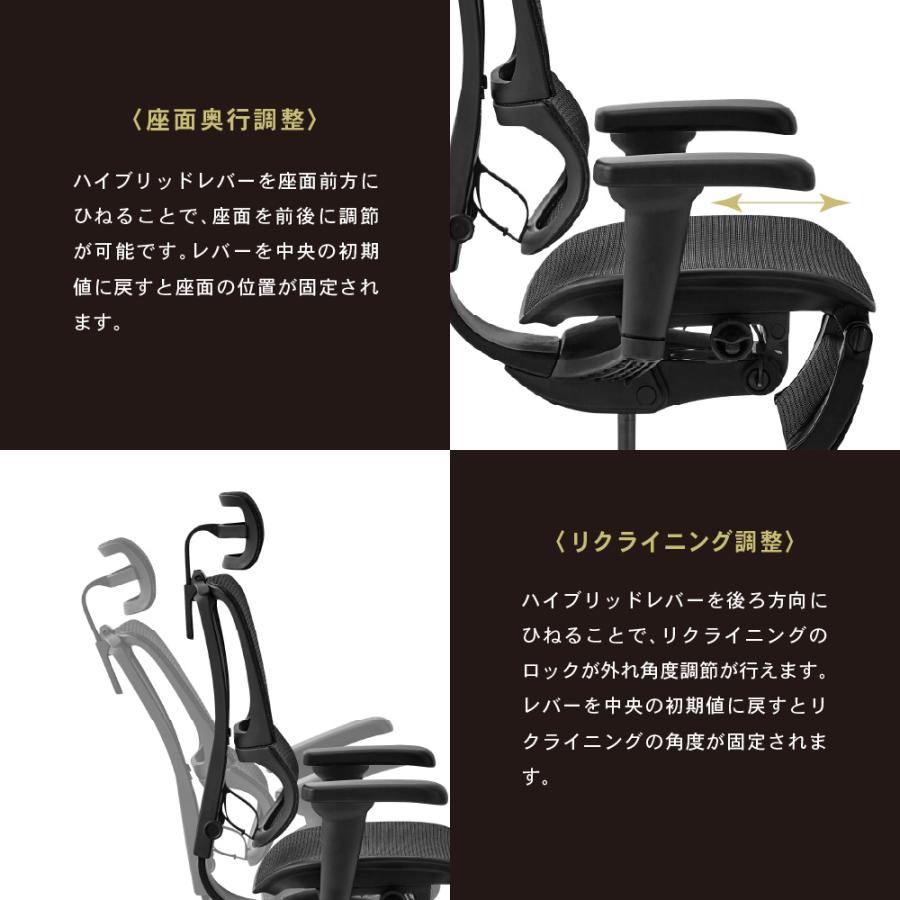 エルゴヒューマン フィット2 ライト Ergohuman FIT2 Lite 正規品 最長5年保証 ジャケットハンガー付 高機能チェア PCチェア ヘッドレスト 腰痛対策 FIT2-Lite | 関家具 | 10