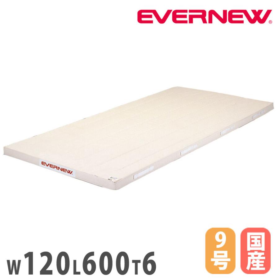 合成スポンジマット6cm厚9号帆布すべり止付120×300×6cmトーエイライト 体操マット エバニュー 合成スポンジマット 幅120×長さ600×厚さ6cm 9号