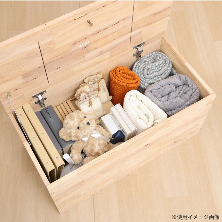 完成現品１点限り 蓋付き収納ベンチ☆たっぷり収納スペース☆ 不二貿易（Fuji Boeki） NS TATAMI 収納ベンチ ナチュラル 幅800×奥行