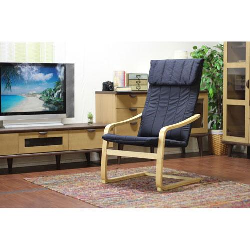 リラックスチェア スリム マッサージシート用 高座椅子 ロッキングチェアー ダイニングチェアー 北欧 木製 おしゃれ マッサージ 1人掛け 椅子 チェア A1041E | 不二貿易 | 01