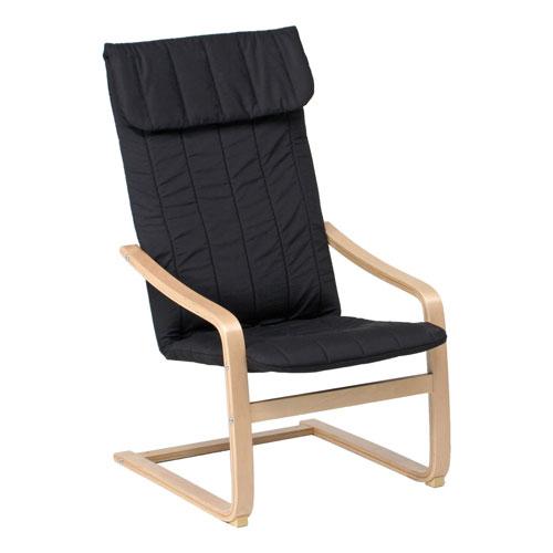 リラックスチェア スリム マッサージシート用 高座椅子 ロッキングチェアー ダイニングチェアー 北欧 木製 おしゃれ マッサージ 1人掛け 椅子 チェア A1041E | 不二貿易 | 06