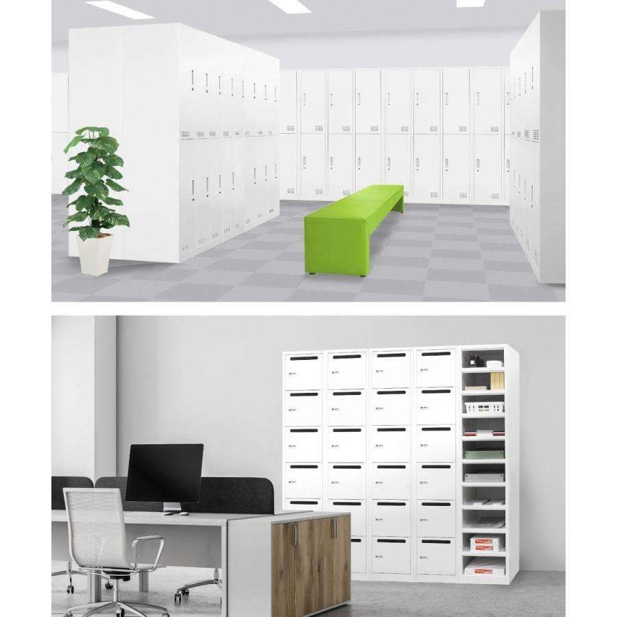 LOOKIT（ルキット） ロッカー 18人用 3列6段 スチールロッカー