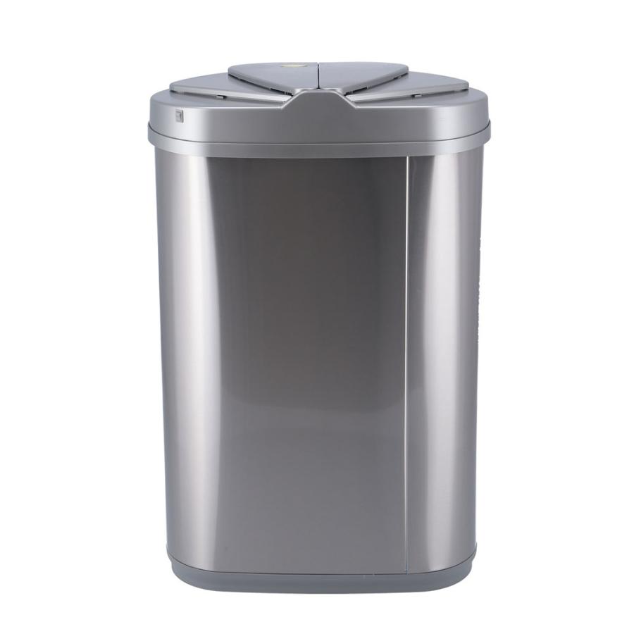 センサーダストボックス 47L 横開閉式 幅420×奥行275×高さ665mm 本体ステンレス 電池式 ゴミ箱 ごみ入れ くず入れ キッチン リビング 居間 おしゃれ DZT-47-20_4