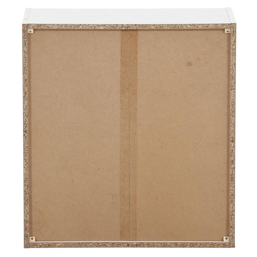 連結できる収納ボックス 扉付 幅600×奥行290×高さ646mm オーク オークホワイト 木目調 収納ボックス 収納棚 扉付き収納 ブックシェルフ ナチュラル FBC611 | 不二貿易 | 07