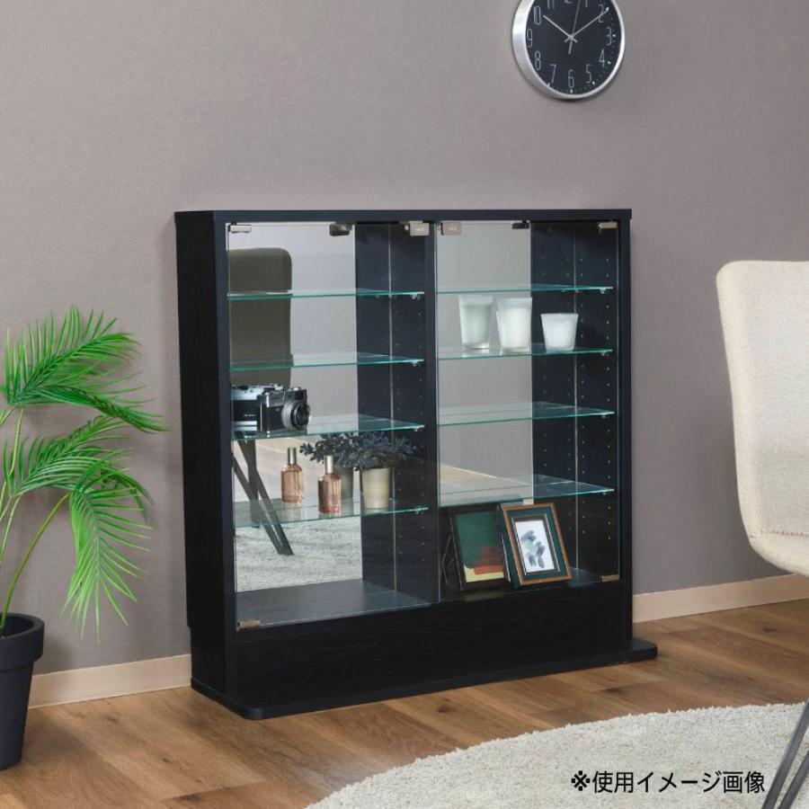不二貿易（Fuji Boeki） コレクションラック TOR ロータイプミラー付き