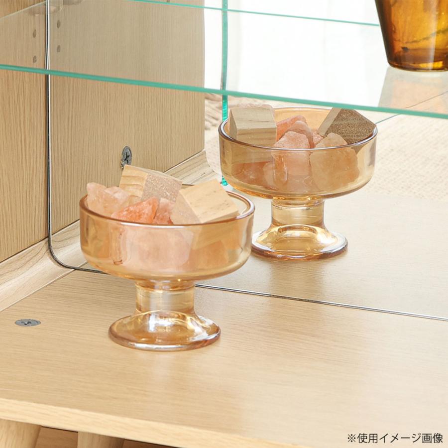コレクションシェルフ クレール ワイド 幅795×奥行250×高さ460mm ナチュラルオーク ホワイトウォッシュ ガラス扉付き ローボード リビングボード FBC666-1_9