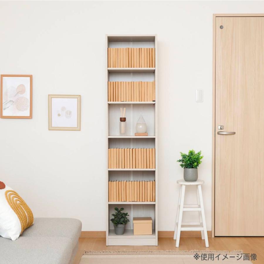 多目的棚 幅440×奥行295×高さ1800mm ナチュラル ホワイト ブラウン アッシュグレー ホワイトウォッシュ カラーボックス オープンラック リビング 寝室 FBC686 | 不二貿易 | 01