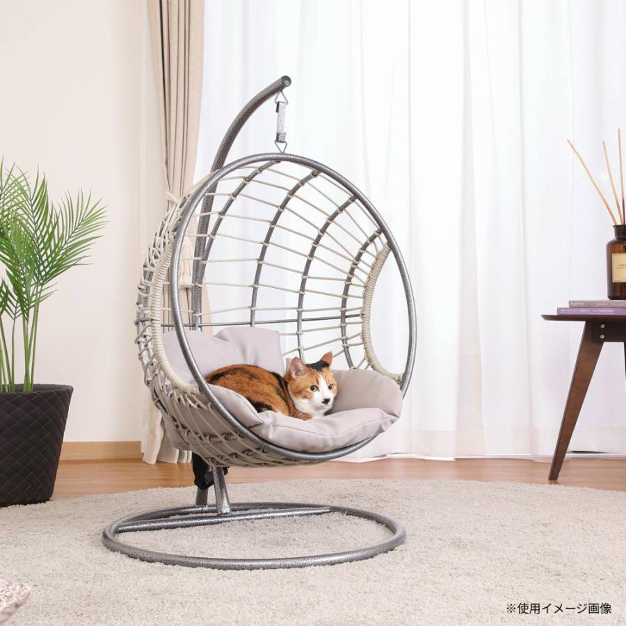 ハンギングチェア　ペット用 不二貿易（Fuji Boeki） ペット用ハンギングチェア 半円 幅600×奥行615