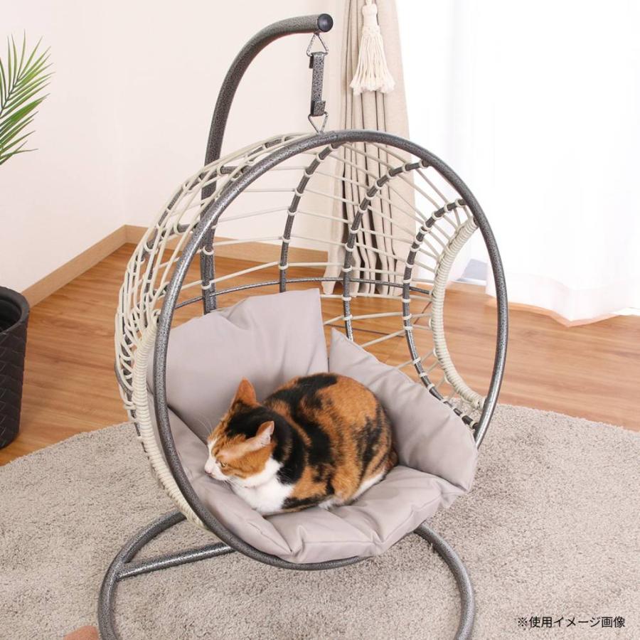 【新品・送料無料】【ハンギングチェアー】ペット用　犬 猫　ミニハンギング 不二貿易（Fuji Boeki） ペット用ハンギングチェア 半円 幅600×奥行615