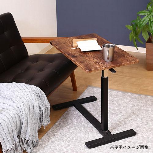 不二貿易（Fuji Boeki） 昇降テーブル キャスター付き 幅700×奥行400mm