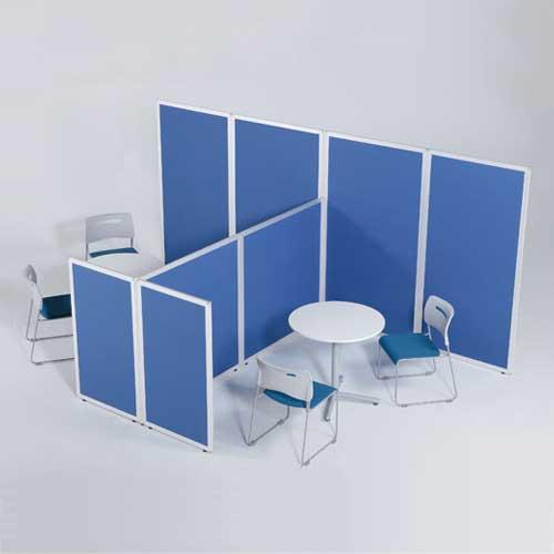 法人限定 パーテーション セット 8枚 布張 パネル 仕切り