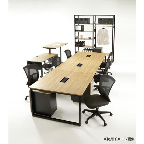 法人限定 平机 送料無料 パネルセット 幅1200×奥行600mm 側板幕板付きデスク オフィスデスク ワークデスク 作業デスク オフィス家具 デスク 机 ABW-1260Sの画像