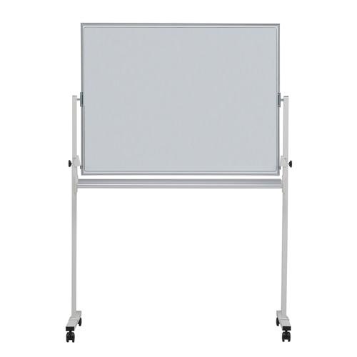 法人限定 ホワイトボード 脚付き 月予定両面 ホーロー 1180×900 移動式