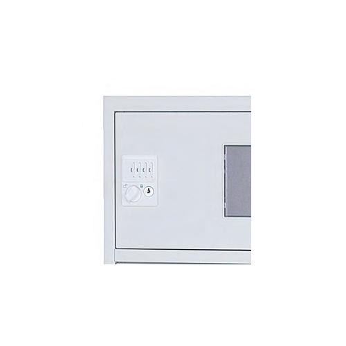 法人限定 貴重品ロッカー 6人用 1列6段 ダイヤル錠仕様 貴重品BOX 鍵