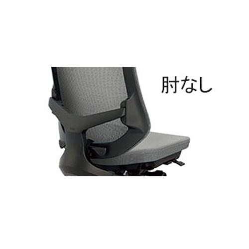 オフィスチェア 肘なしタイプ ヘッドレスト付 ランバーサポート付 アルミ脚 デスクチェア 布張りチェア ハイバックチェア 事務椅子 会社 セリフト SLENB514AFBの画像