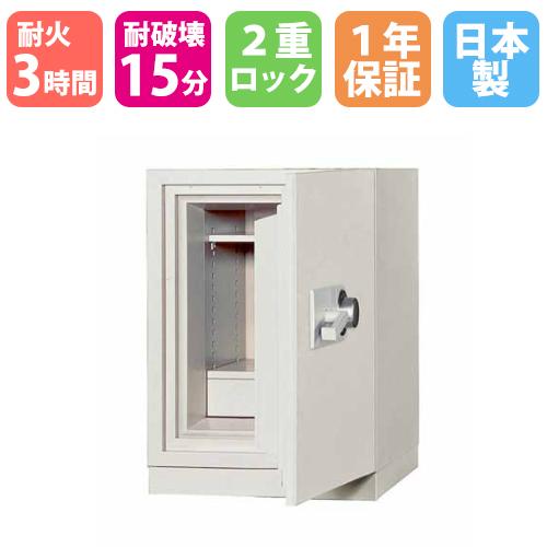 日本アイ・エス・ケイ 耐火金庫 49L ダイヤル錠 3時間耐火 1年保証